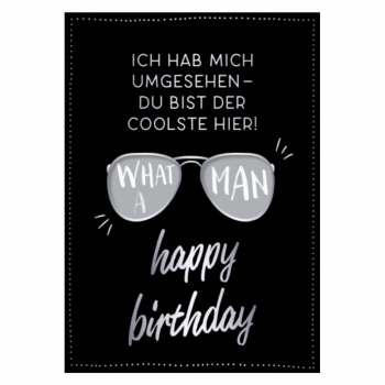 Musikkarte "der Coolste"